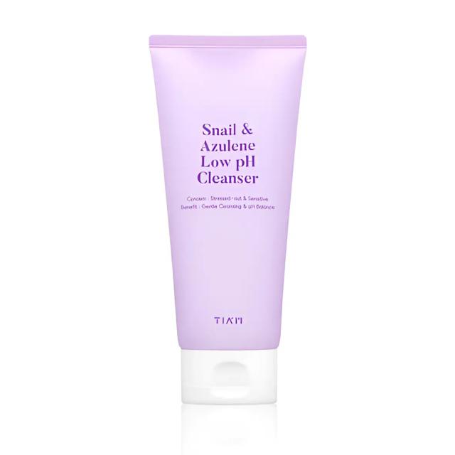 Успокаивающий гель для умывания с муцином TIAM Snail & Azulene Low pH Cleanser 200 ml